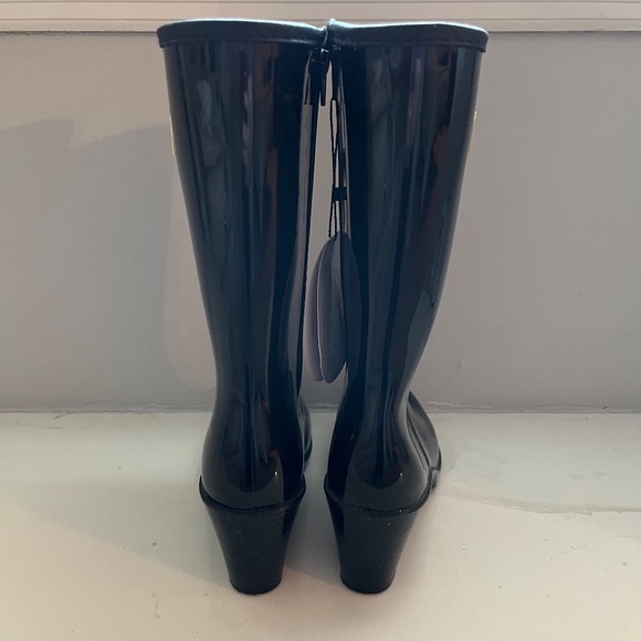 däv | Weatherproof Rain Boots with wedge heel - Picture 4 of 5